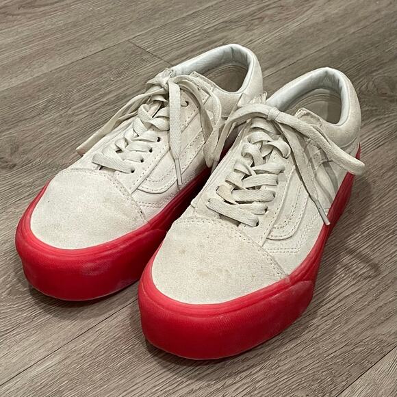 Vans Shoes - VANS Womens Suede Sneaker Size 8 Old Skool Y2K Festival Skater Platform Pink